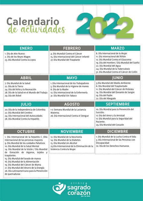 fechas especiales colombia 2024 salud